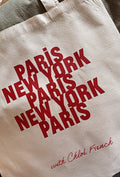 PARIS-NEW YORK Tote Bag