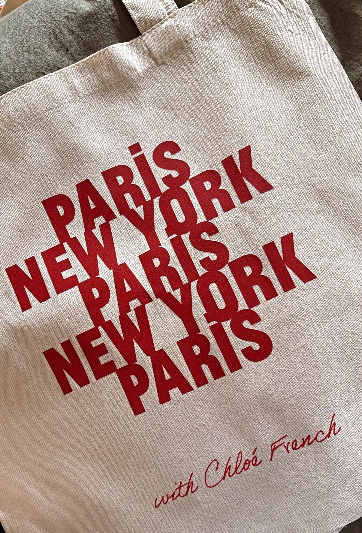 PARIS-NEW YORK Tote Bag